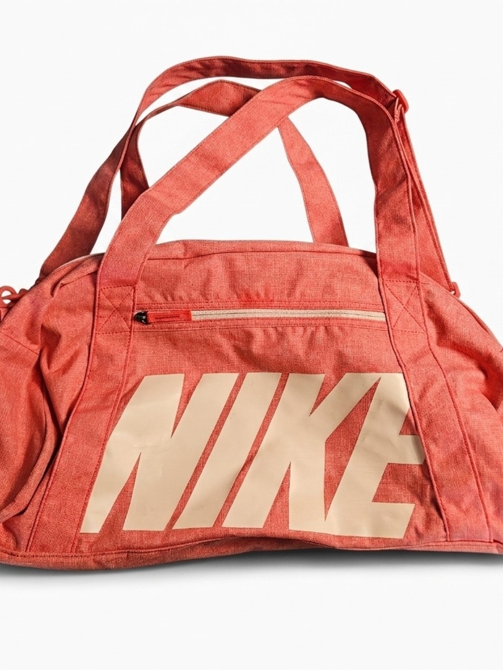 Nike Gym Club Duffel Bag Heathered Orange Coral 24L